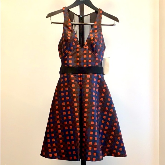 ABS by Allen Schwartz Vibrant Cocktail Dress - NWT - Picture 5 of 8